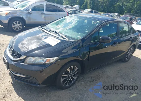 2014 Honda Civic Ex z USA, uszkodzony, nr VIN 19XFB2F89EE237761